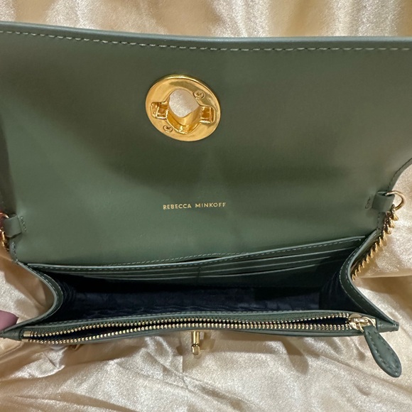 Rebecca Minkoff Olive Crossbody Bag with Gold Chain - Picture 2 of 5